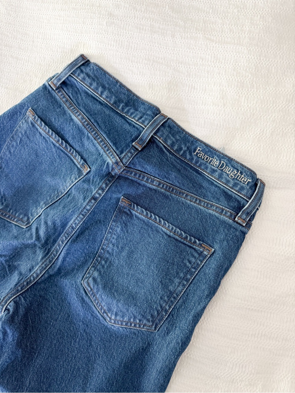 Favorite Daughter The Valentina Bootcut Midwash Blue High-Rise Jeans